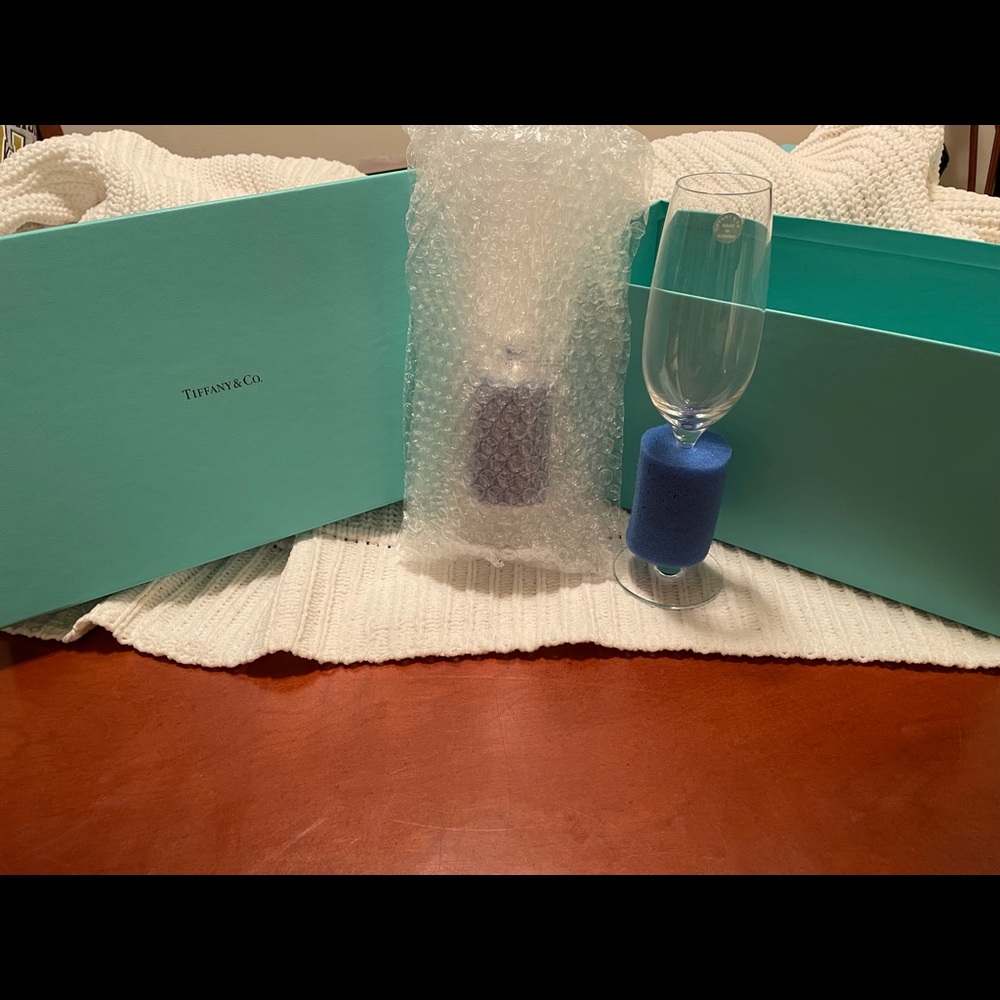 Tiffany & Co. champagne flute set